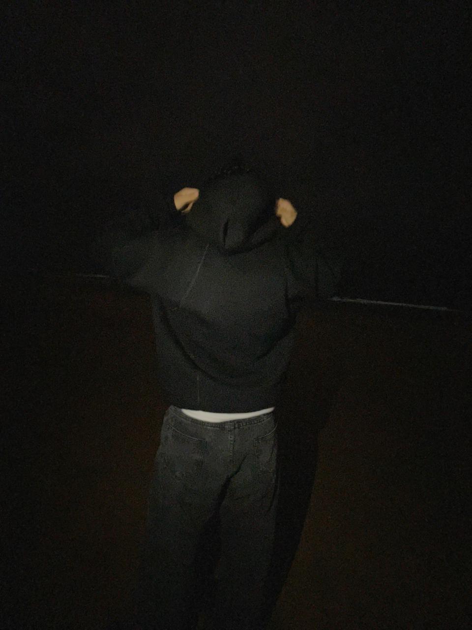 MIDNIGHT BLACK HOODIE